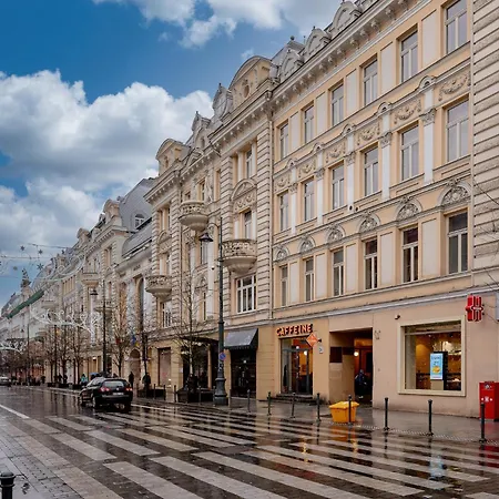 Luxury Gedimino Pr Downtown With Parking Apartman Vilnius